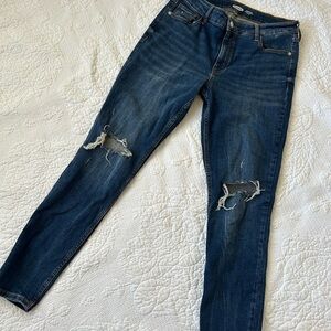 OLD NAVY Distressed Blue Denim Jeans